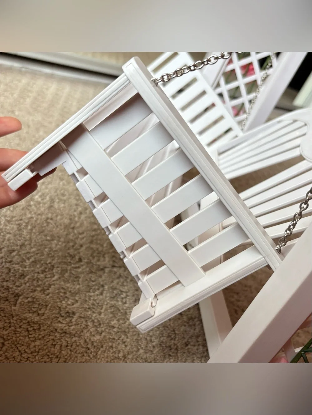 American Girl Doll Trellis Swing